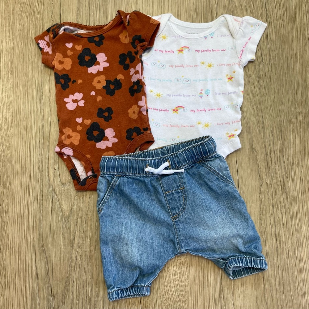 Carter’s & H&M 3 Piece mixed Bundle